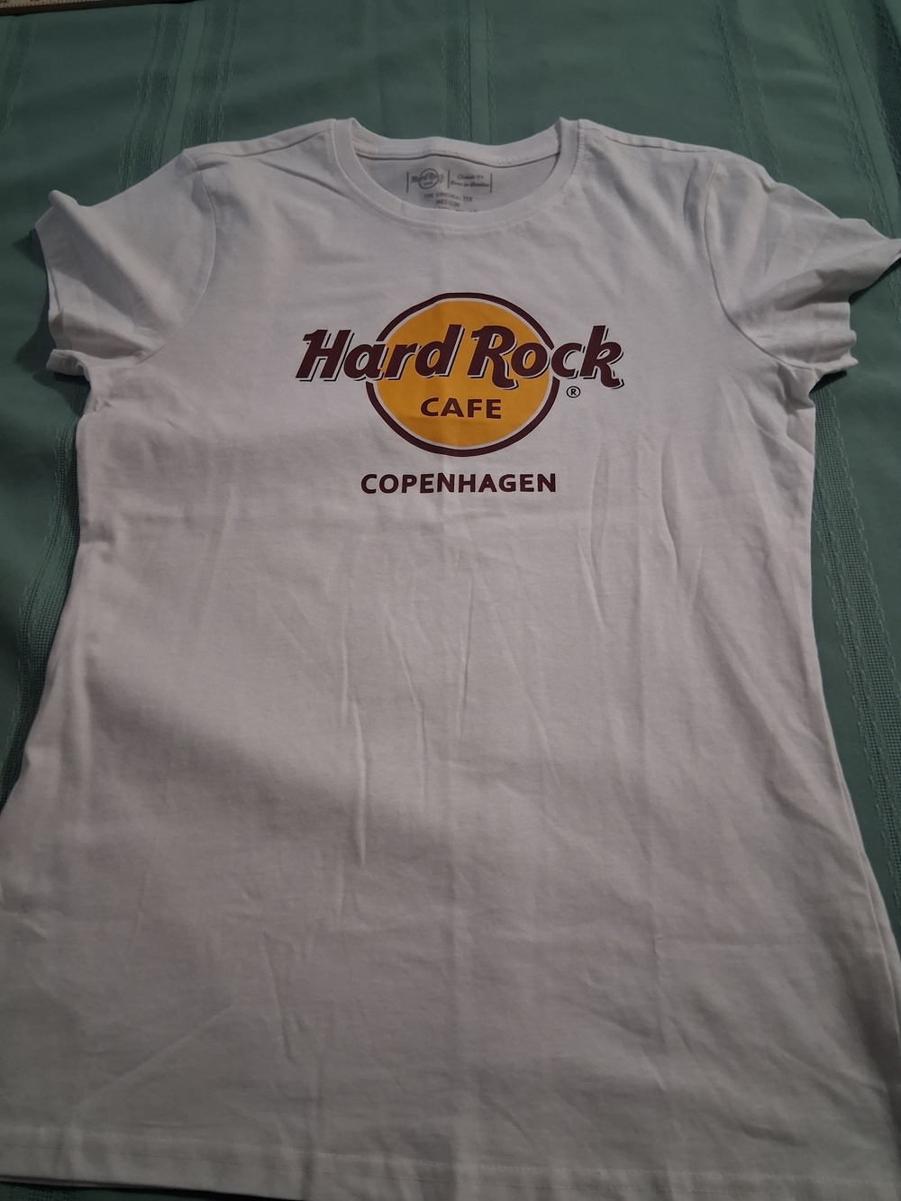 Hard Rock Cafe Copenhagen White Logo Tee